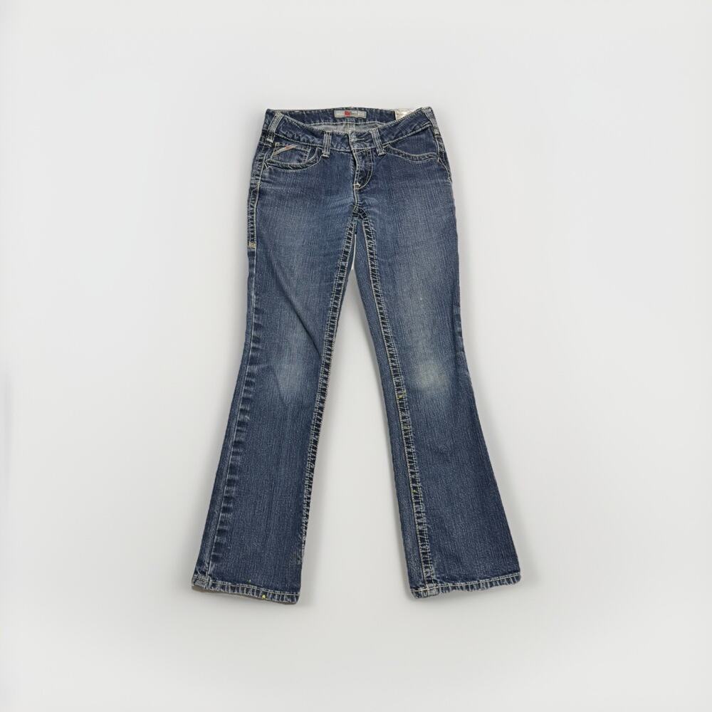 Ariat FR Flame Resistant Womens 28R Midrise Boot Cut CAT 2 Work Pant Denim Jeans